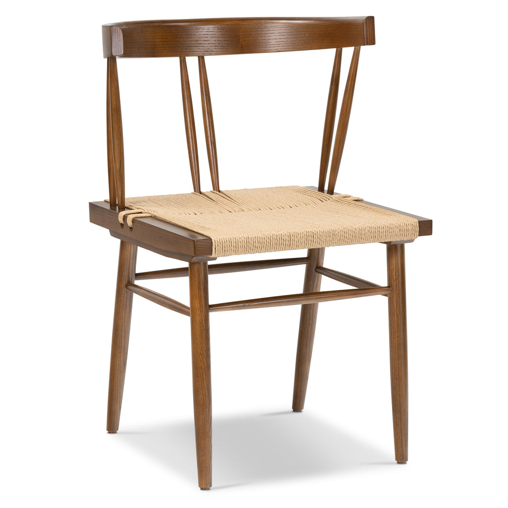 Mid-Century Modern Walnut Walnut Wood Dining Chair for Dining Room