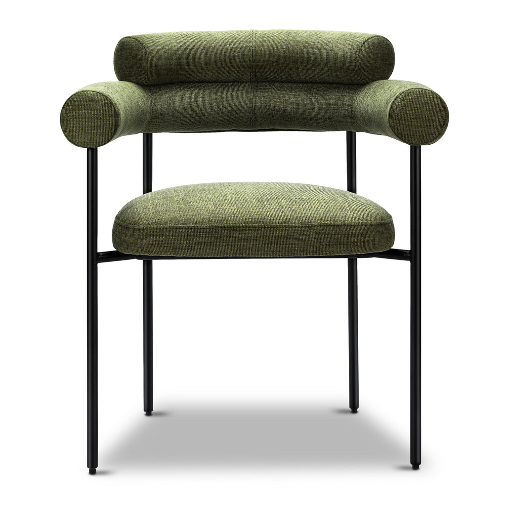 Modern Moss Green Dining Chair for Dining Room