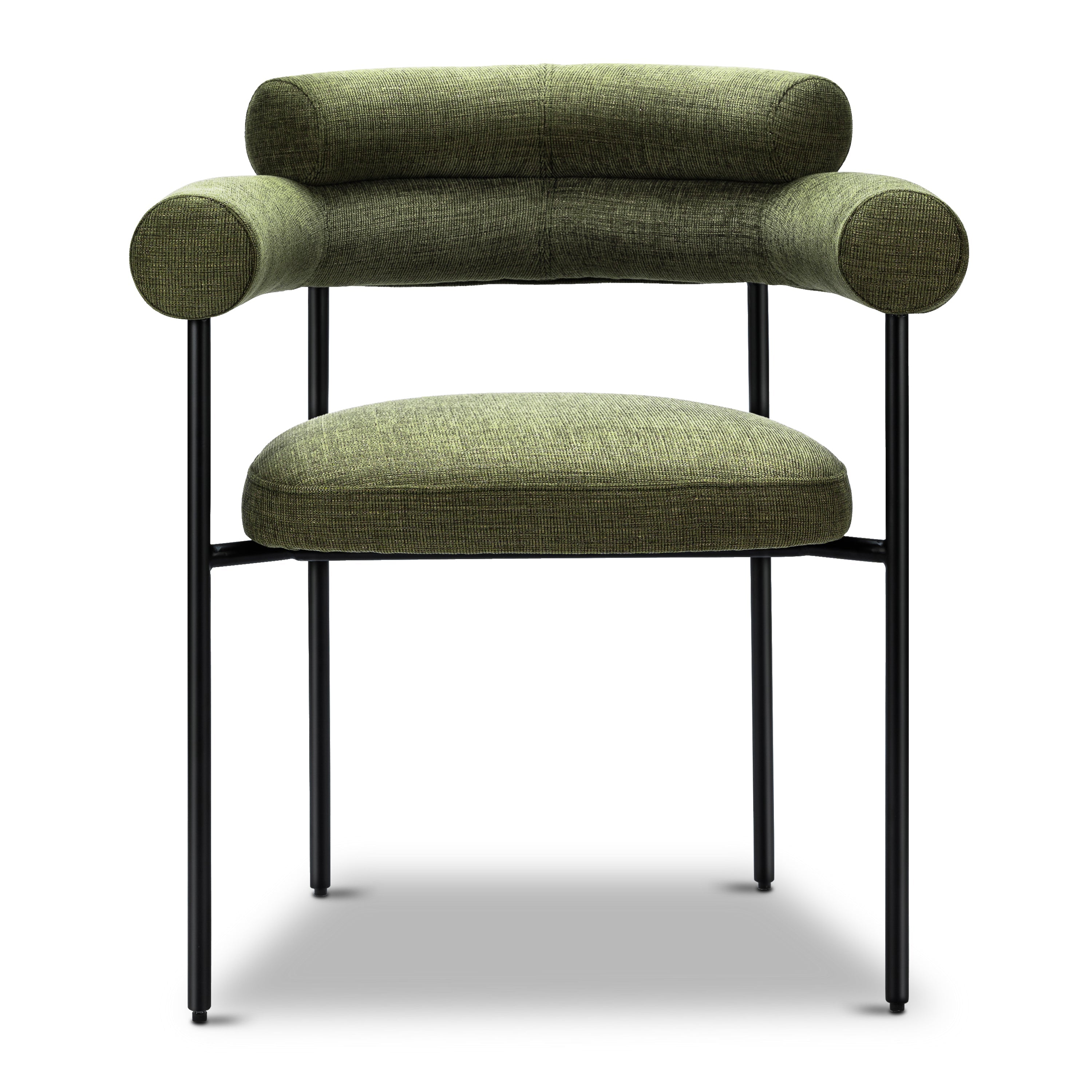 Modern Moss Green Dining Chair for Dining Room