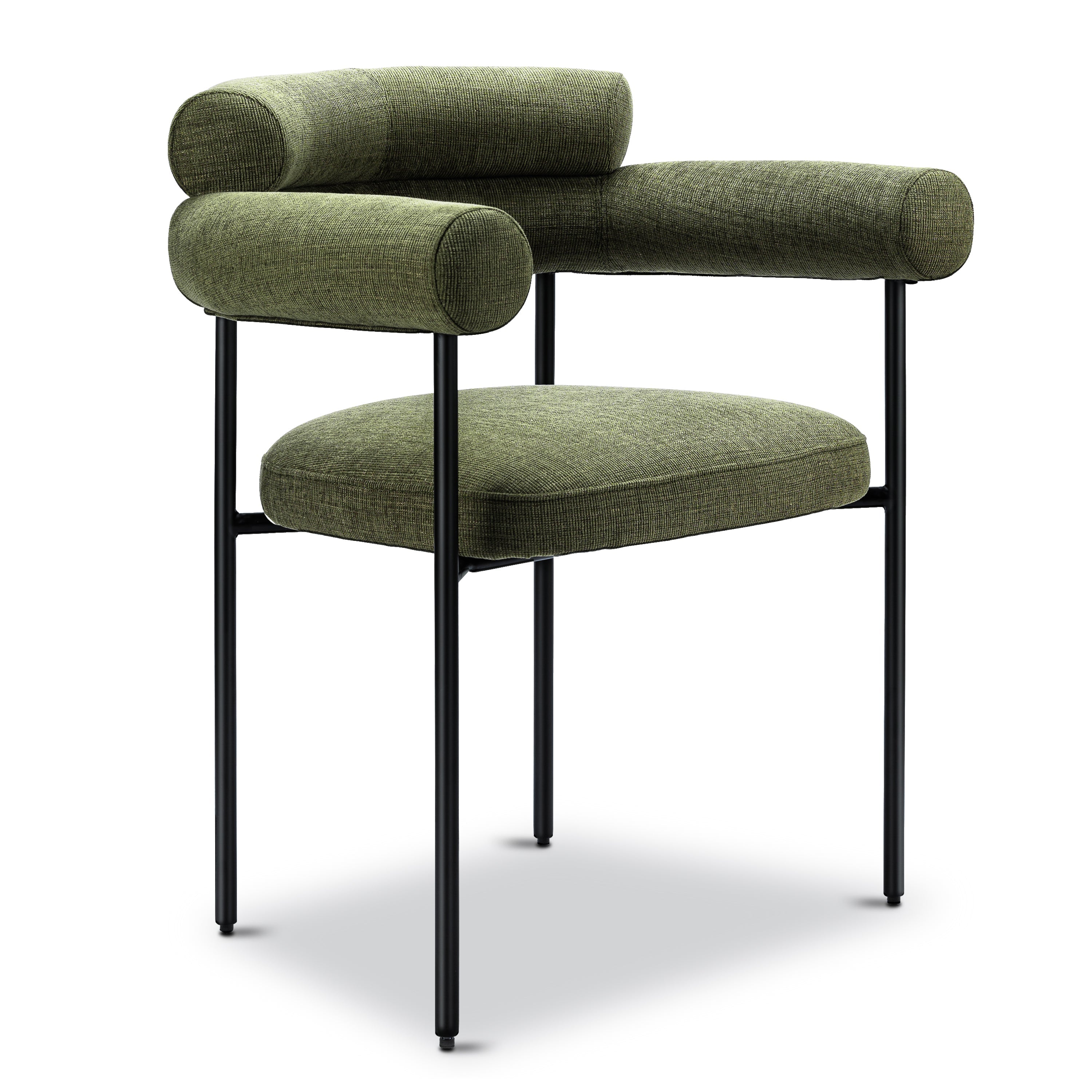 Modern Moss Green Dining Chair for Dining Room