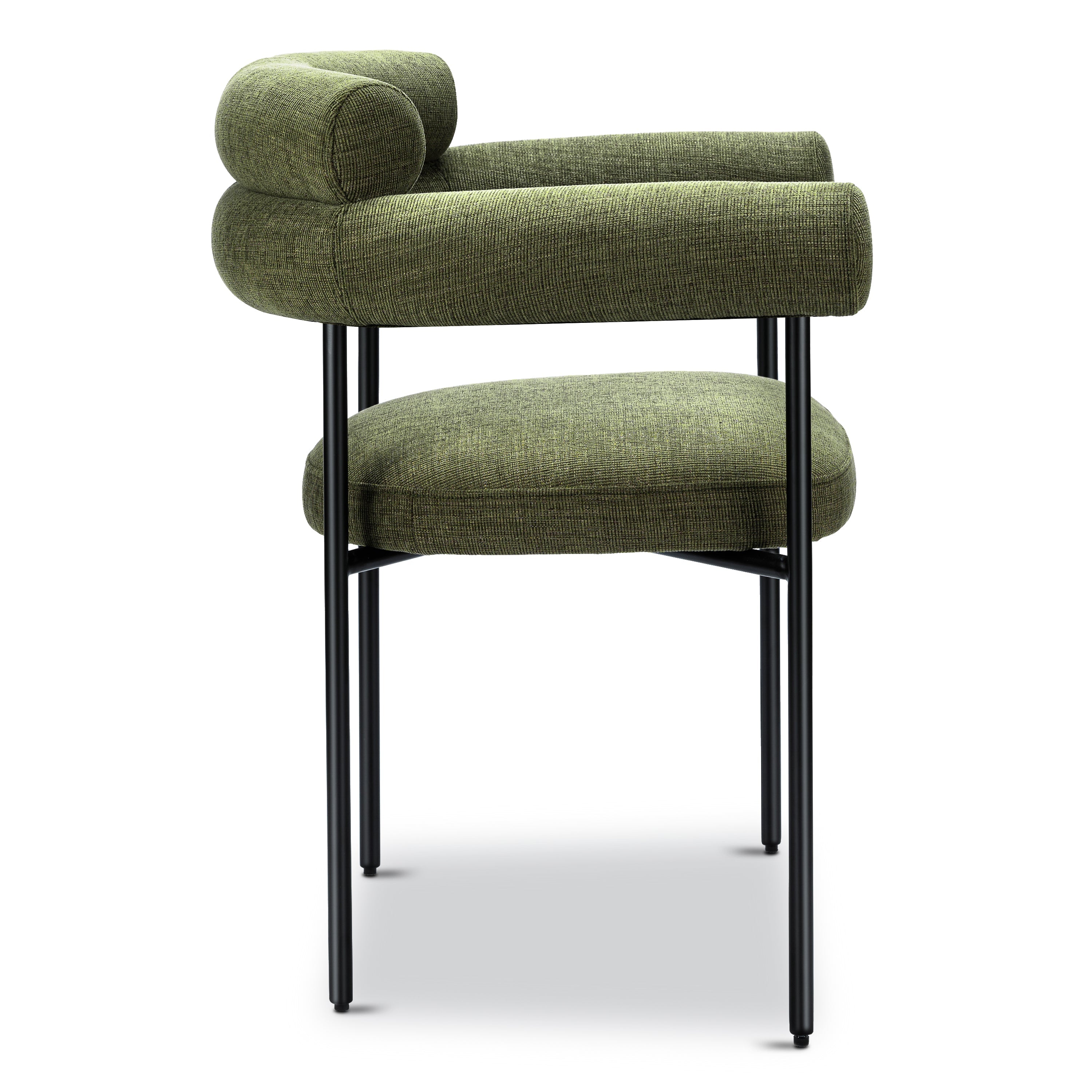 Modern Moss Green Dining Chair for Dining Room