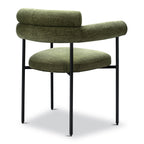 Chaise de salle à manger moderne vert mousse pour salle à manger