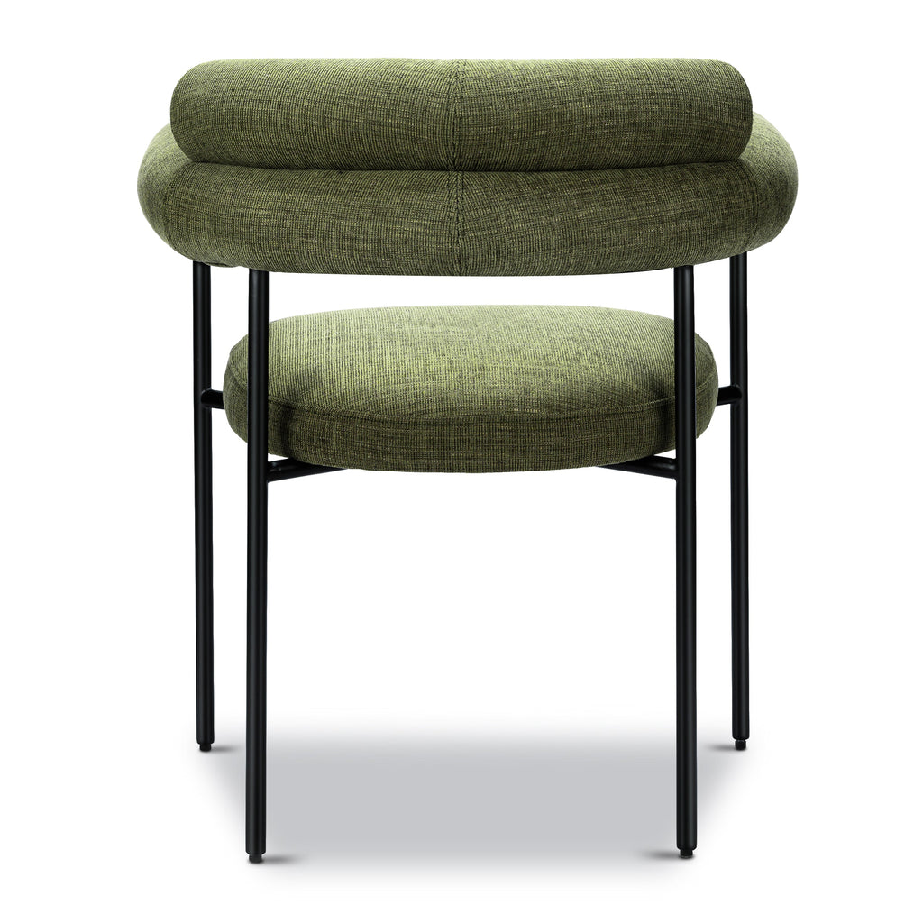Modern Moss Green Dining Chair for Dining Room