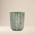 Industrial Seaweed Green Side Table with Weather-Resistant Build