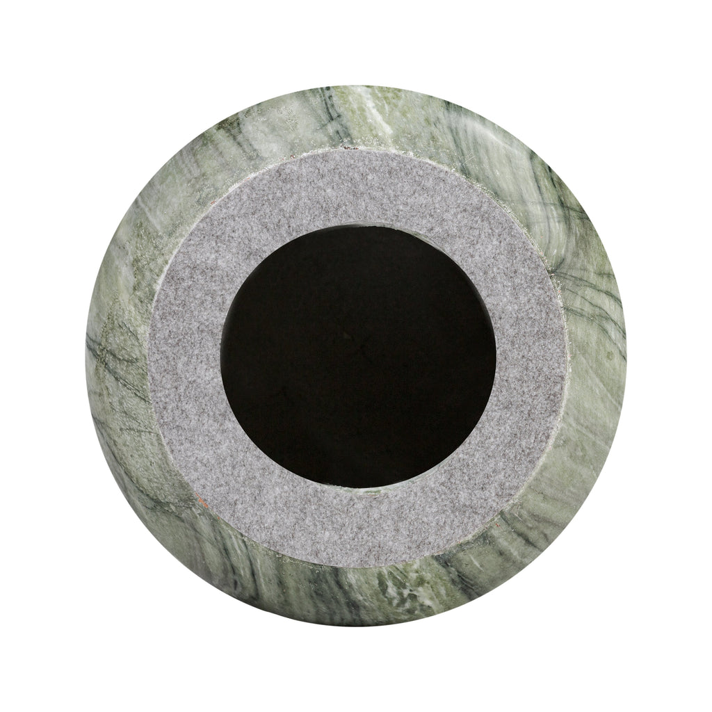 Industrial Seaweed Green Side Table with Weather-Resistant Build
