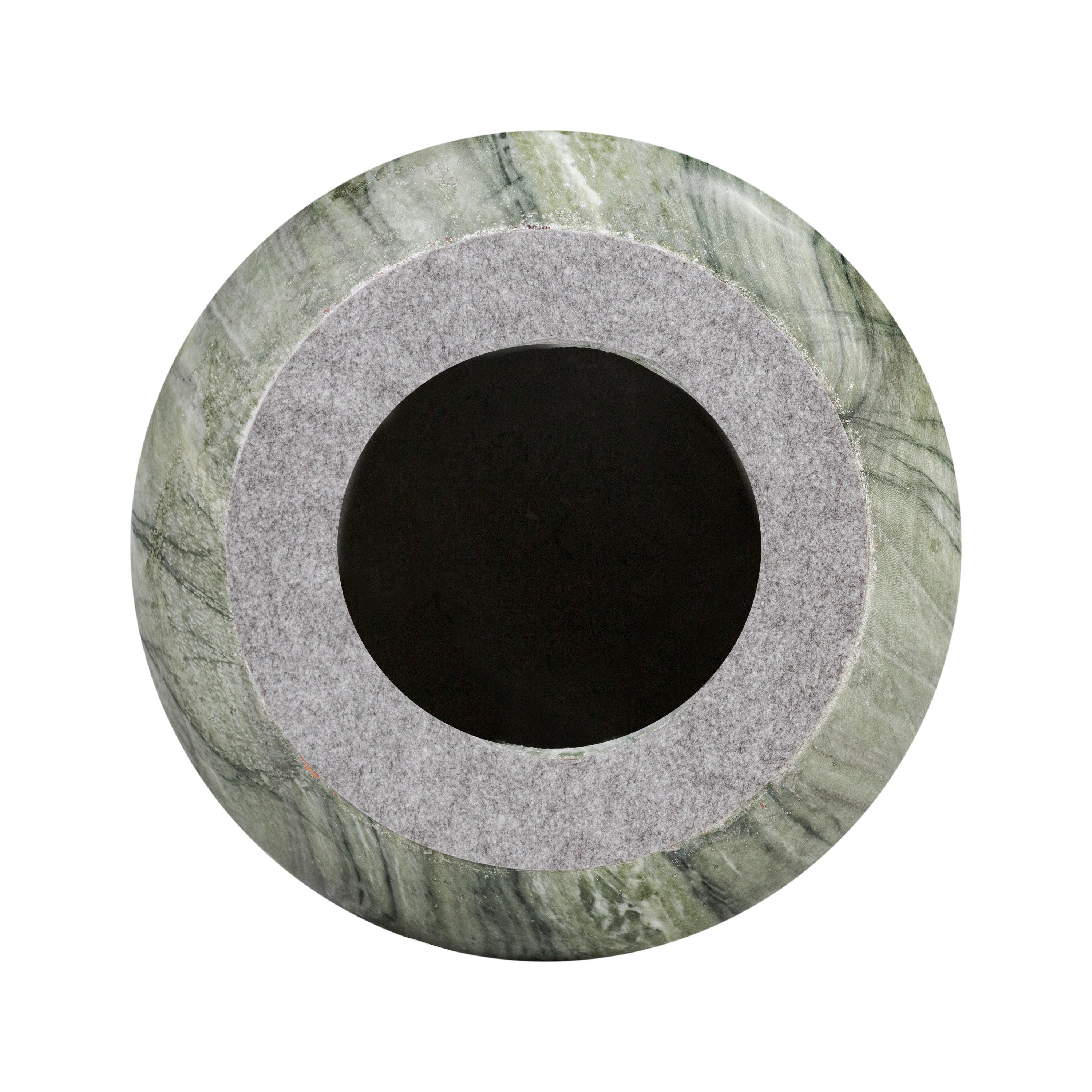 Industrial Seaweed Green Side Table with Weather-Resistant Build