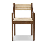 Chaise de salle à manger en noyer moderne en bois de noyer pour salle à manger