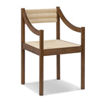 Chaise de salle à manger en noyer moderne en bois de noyer pour salle à manger