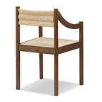 Chaise de salle à manger en noyer moderne en bois de noyer pour salle à manger