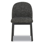 Chaise de salle à manger moderne ébène noire