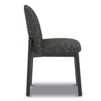 Chaise de salle à manger moderne ébène noire