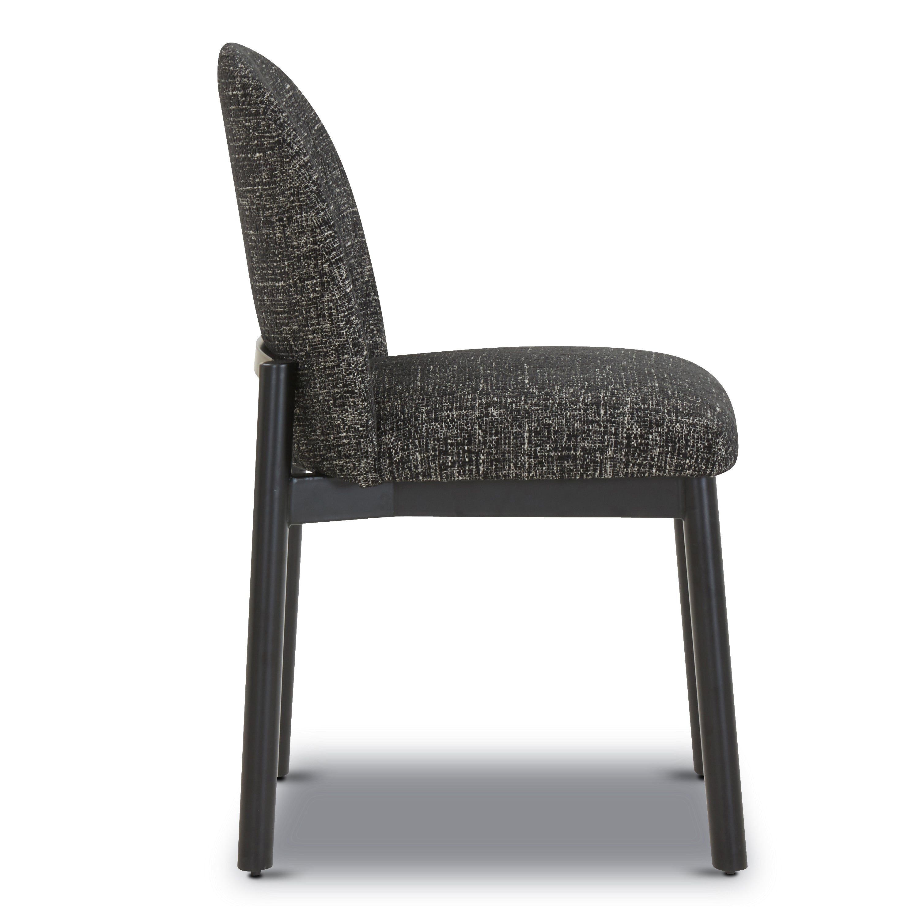 Modern Ebony Black Dining Chair for Dining Room