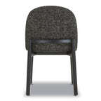 Chaise de salle à manger moderne ébène noire