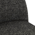 Chaise de salle à manger moderne ébène noire