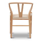 Chaise Mid-Century Moderne Naturelle | Naturelle avec cadre en bois séché au four