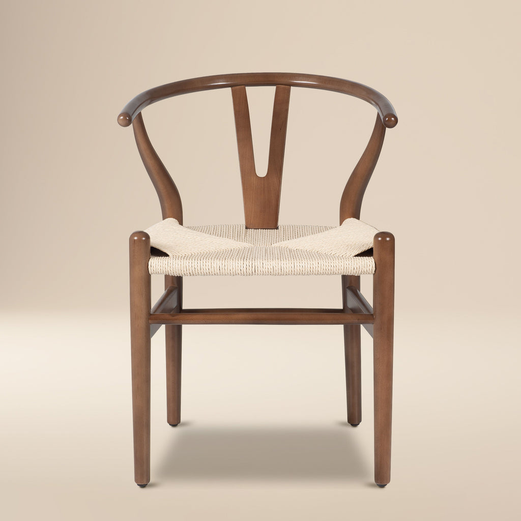 Mid-Century Modern Walnut Walnut Wood Chair | Walnut with Kiln-Dried