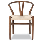 Chaise en noyer massif de style Mid-Century Modern | Noyer séché au four
