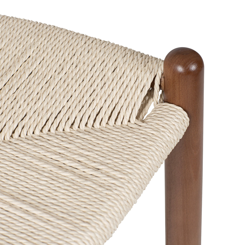 Mid-Century Modern Walnut Walnut Wood Chair | Walnut with Kiln-Dried