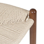 Chaise en noyer massif de style Mid-Century Modern | Noyer séché au four