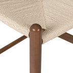 Chaise en noyer massif de style Mid-Century Modern | Noyer séché au four