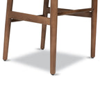 Chaise en noyer massif de style Mid-Century Modern | Noyer séché au four