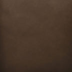 Fauteuil en cuir marron cacao moderne avec dossier capitonné