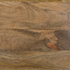 Table basse moderne en bois massif avec cadre en bois séché au four pour le salon