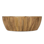 Table basse moderne en bois massif avec cadre en bois séché au four pour le salon