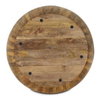 Table basse moderne en bois massif avec cadre en bois séché au four pour le salon