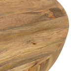 Table basse moderne en bois massif avec cadre en bois séché au four pour le salon