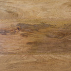 Table basse moderne en bois massif avec cadre en bois séché au four pour le salon