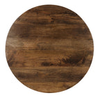 Table basse en noyer moderne avec structure en bois séché au four