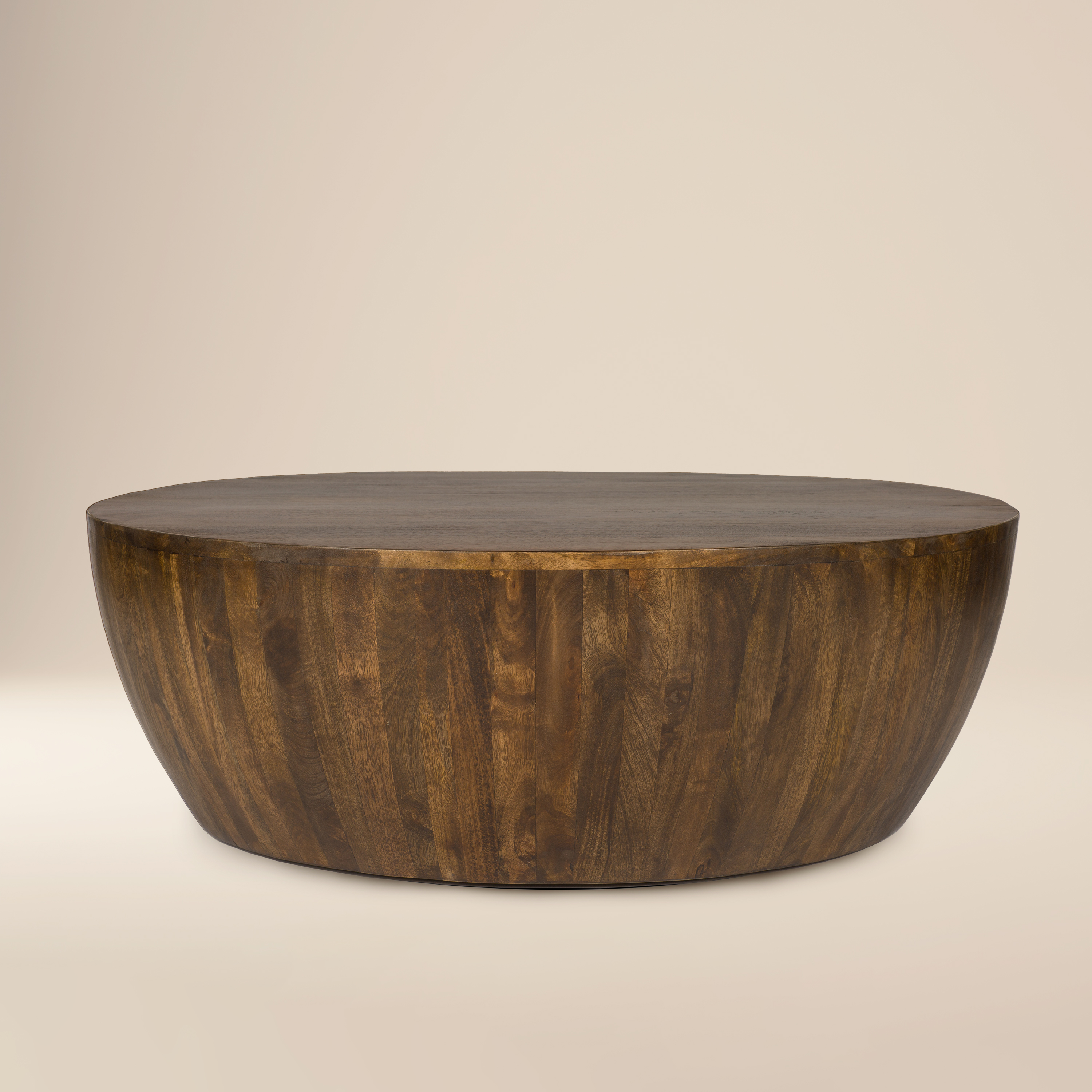 Modern Walnut Walnut Wood Coffee Table with Kiln-Dried Wood Frame
