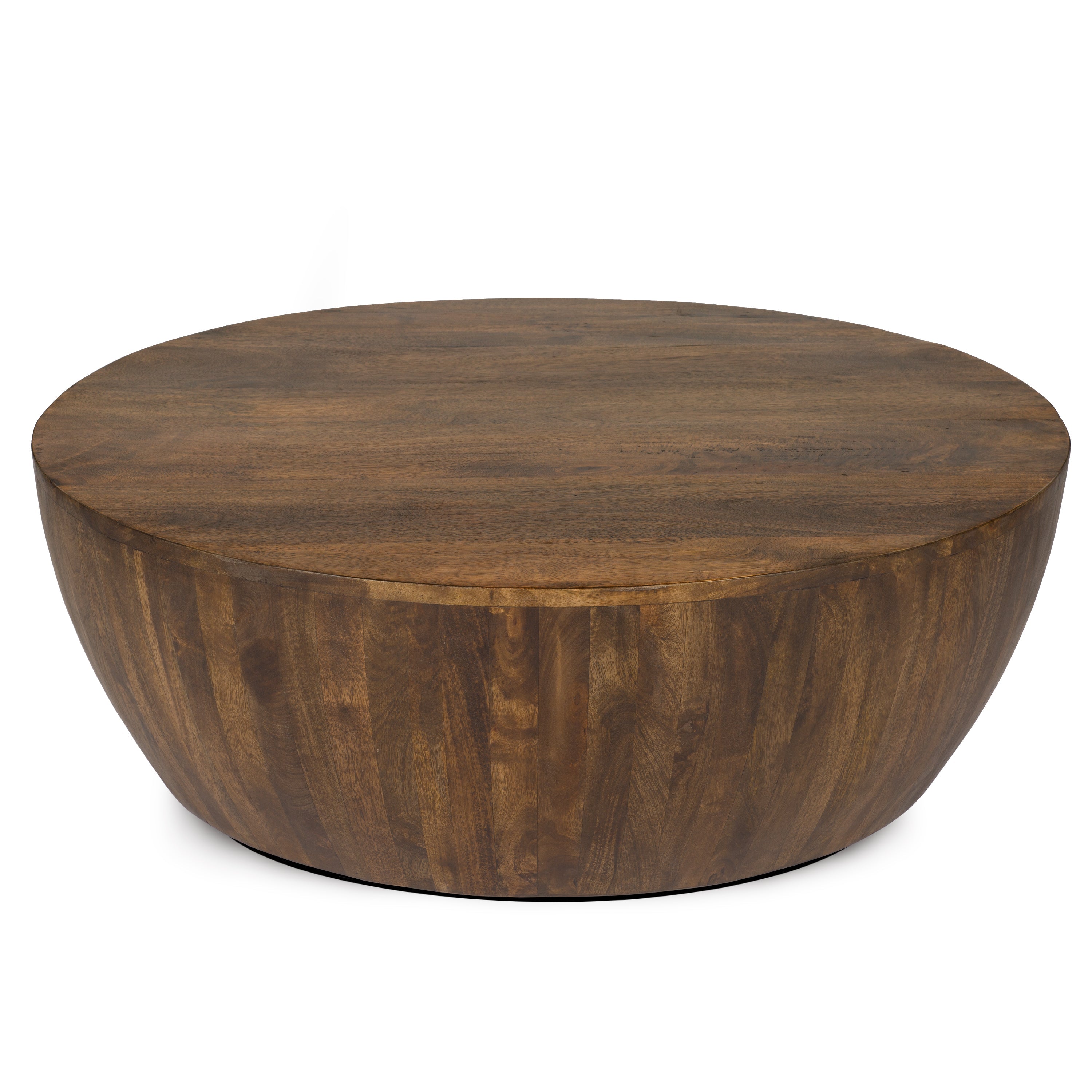 Modern Walnut Walnut Wood Coffee Table with Kiln-Dried Wood Frame