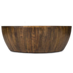 Table basse en noyer moderne avec structure en bois séché au four
