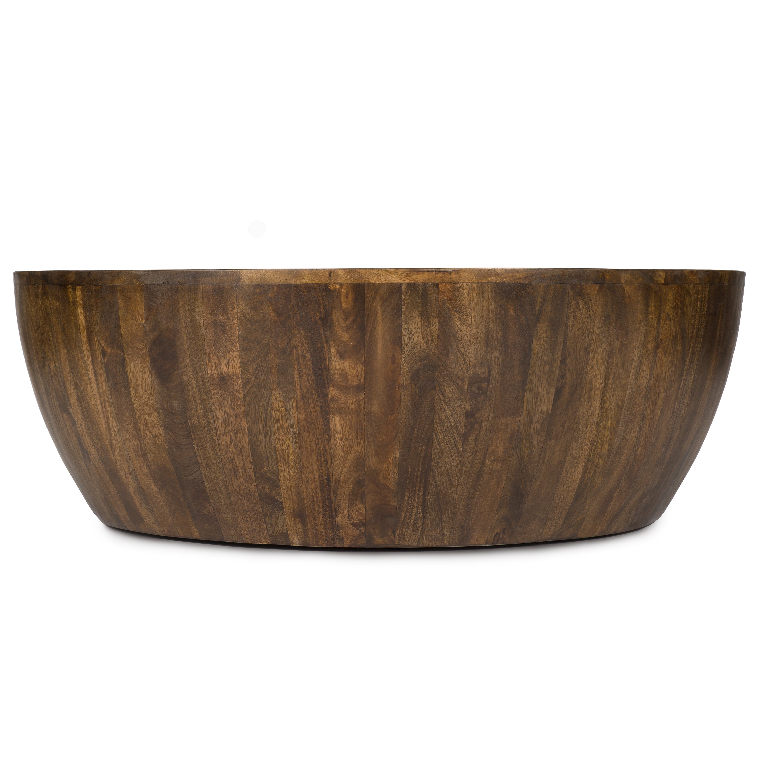 Modern Walnut Walnut Wood Coffee Table with Kiln-Dried Wood Frame