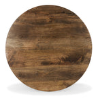 Table basse en noyer moderne avec structure en bois séché au four