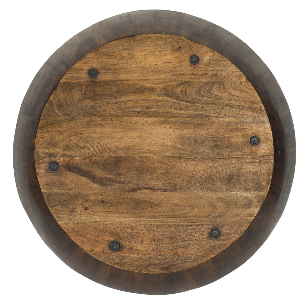 Modern Walnut Walnut Wood Coffee Table with Kiln-Dried Wood Frame