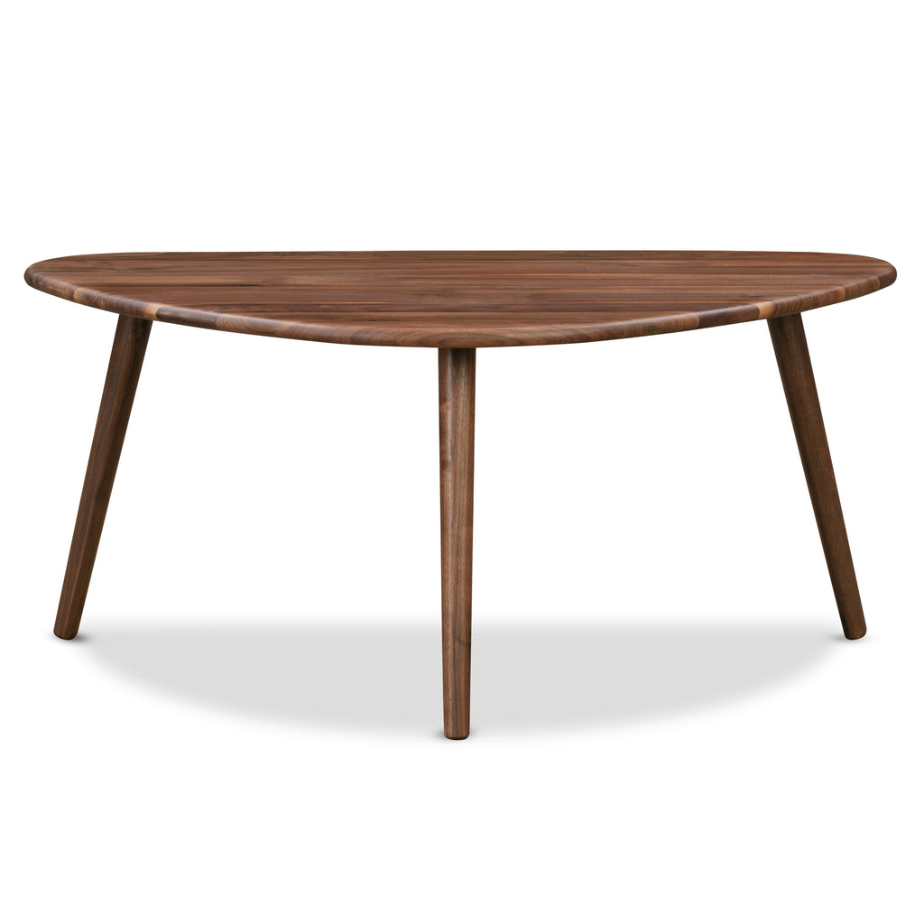 Mid-Century Modern Walnut Walnut Wood Coffee Table for Living Room