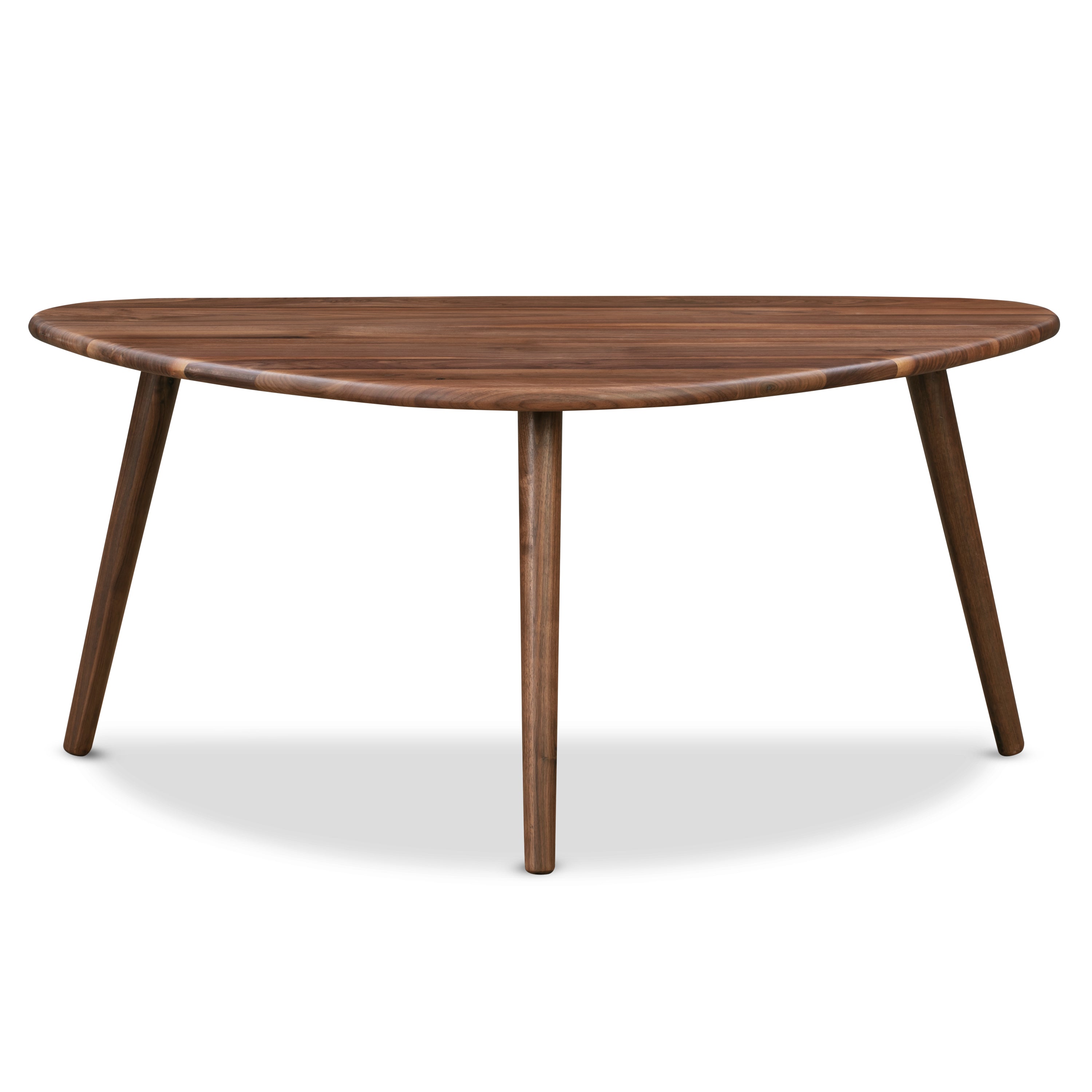 Mid-Century Modern Walnut Walnut Wood Coffee Table for Living Room