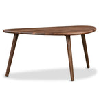Table basse en noyer de style moderne du milieu du siècle pour salon