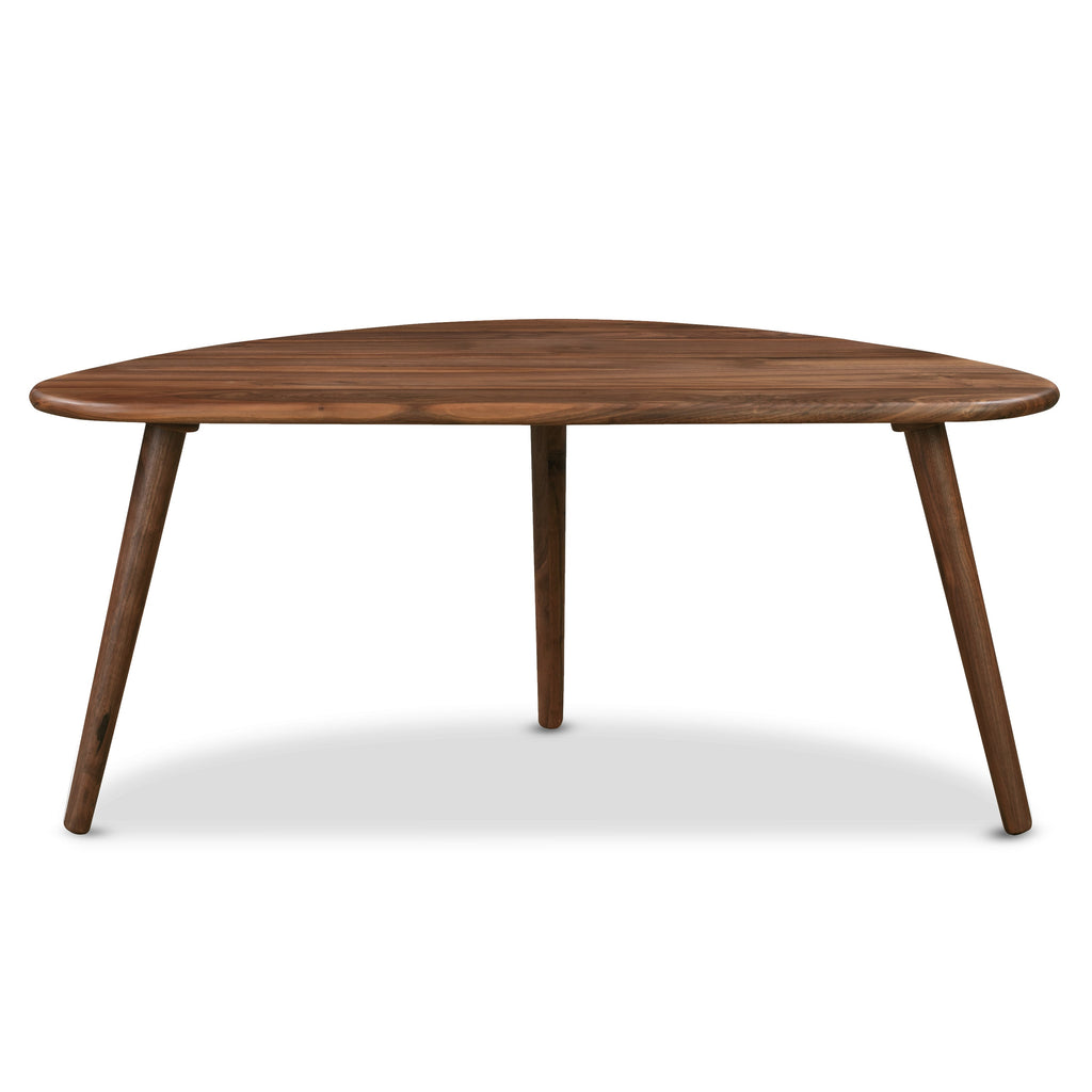 Mid-Century Modern Walnut Walnut Wood Coffee Table for Living Room