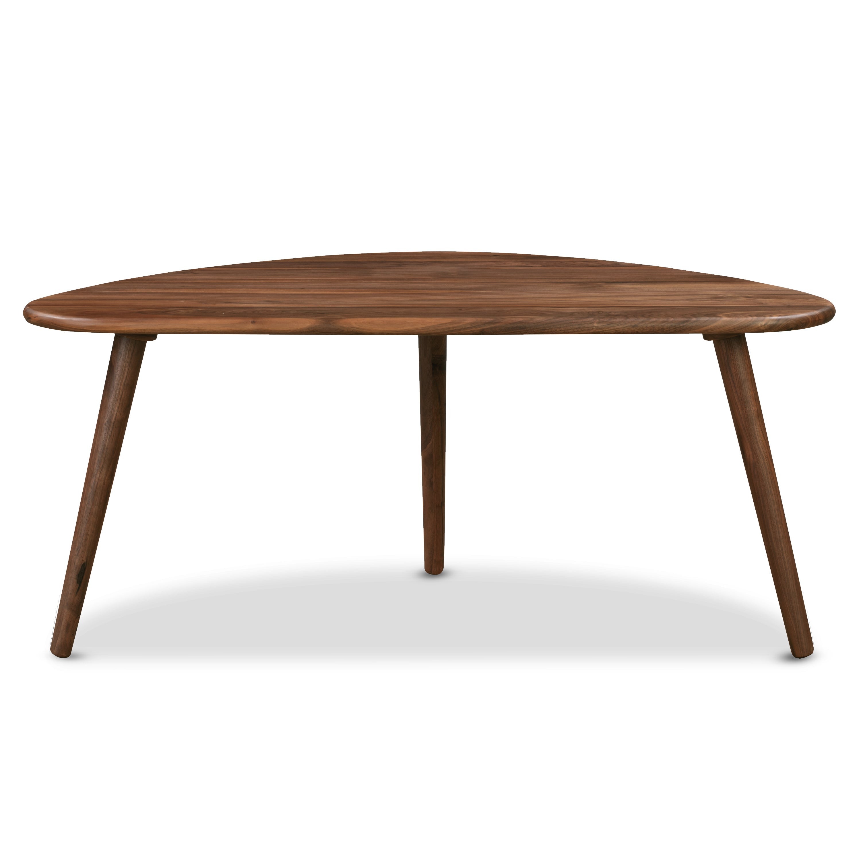 Mid-Century Modern Walnut Walnut Wood Coffee Table for Living Room