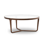 Table basse moderne en noyer pour salon