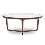 Table basse moderne en noyer pour salon