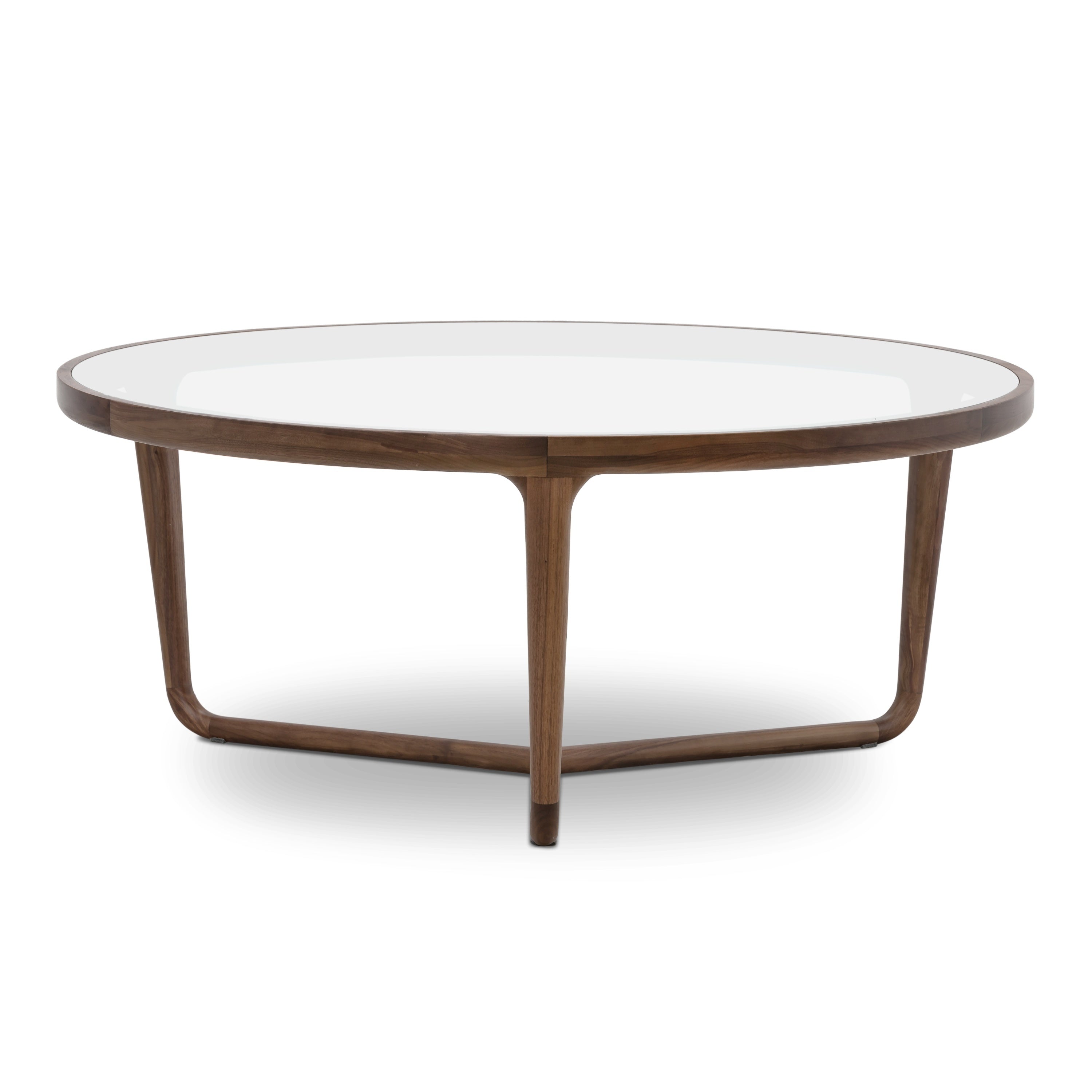 Modern Walnut Walnut Wood Coffee Table for Living Room