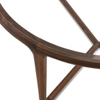 Table basse moderne en noyer pour salon