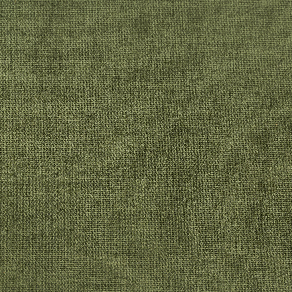 Modern Distressed Green Fabric Lounge Chair with Tufted Back