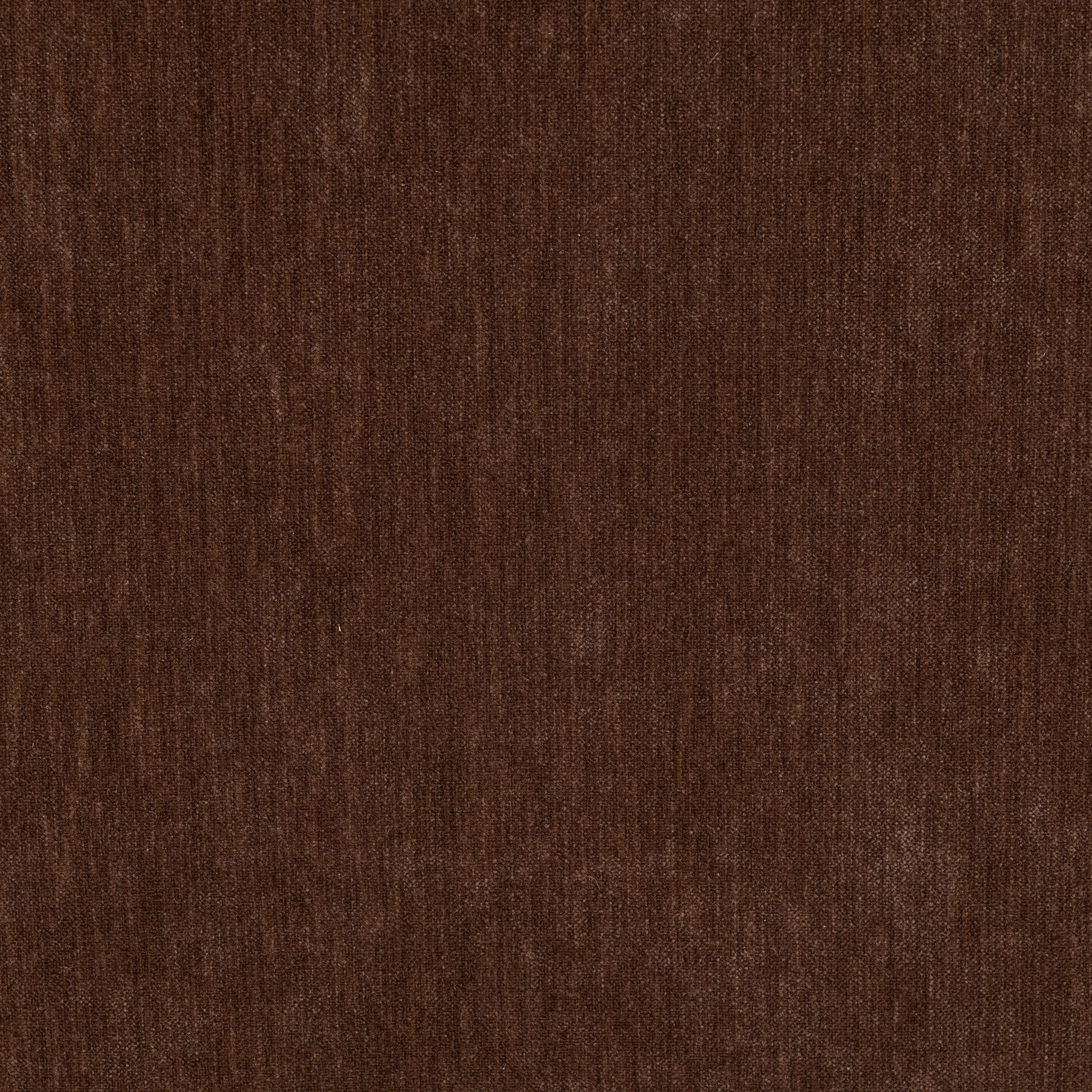 Mid-Century Modern Bronzer Brown Fabric Lounge Chair with Button