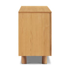 Bahut moderne en chêne avec rangement pour salle à manger ou entrée